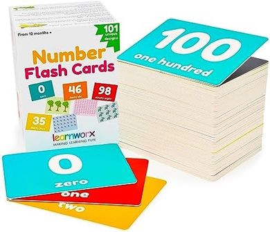 Toddler Number Flash Cards (1-100): Counting & Math Games
