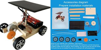 Solar-Powered Robotic STEM Car Kits for Youth