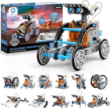 Sillbird STEM Solar Robot: 12-in-1 DIY Science Kit (Ages 8-13)
