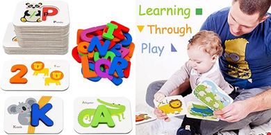 Montessori Alphabet & Number Flash Cards for Toddlers (Ages 3-5)