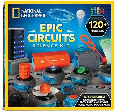 National Geographic 120-Project Circuit Maker Kit for Kids