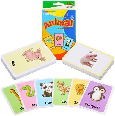 Toddler Animal Flashcards: 36 Fun Educational Pictures