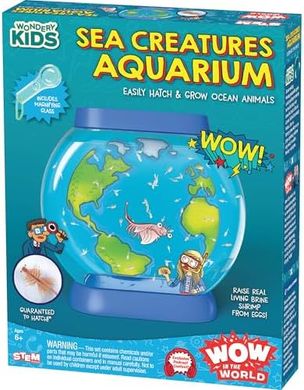 Wow! World SEA Creatures Aquarium: Hatch & Raise Real Brine Shrimp