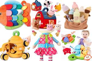 5 Adorable Soft Montessori Plush Toys for Baby