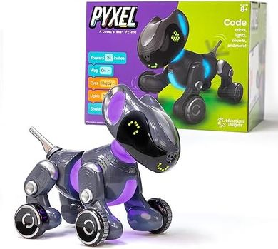 Pyxel Coder Robot: Blockly & Python Coding for Kids