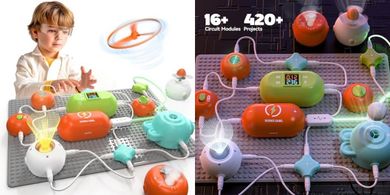 STEM Exploration Kit: 420+ Projects, 35 Circuits (Ages 3-12)
