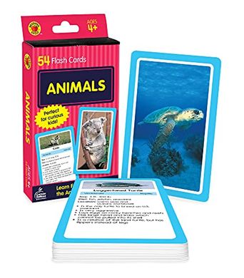 Carson Dellosa Animal Flash Cards for Toddlers & Preschoolers