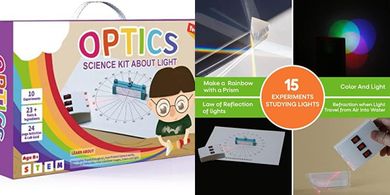 Teenii Optics Science Kit: Light Experiments for Kids (Ages 8-16)