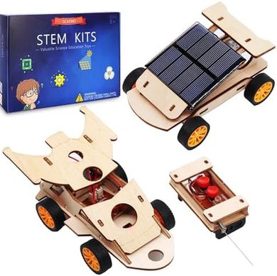 Solar-Powered RC Car STEM Kit for Kids (Ages 8-12)