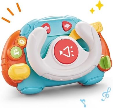Baby Sensory Steering Wheel Toy with Lights & Sounds (6-36 months)