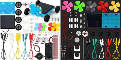 Solar & Electric Motor STEM Kit for Kids