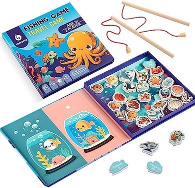 Magnetic Fishing Game: Fun Travel Toy for Kids (Ages 3-8)