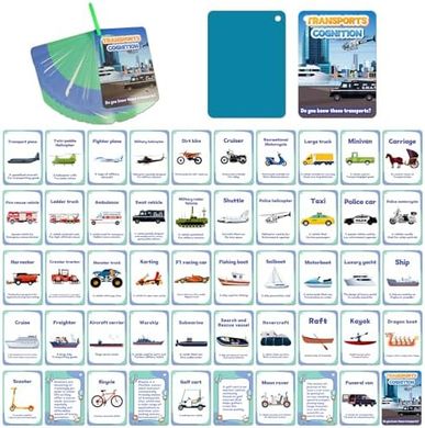 Transport Flash Cards for Kids (Ages 3+)

