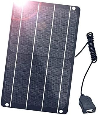 Waterproof Solar Panel Kit for Phones, Cameras, & Small Fans