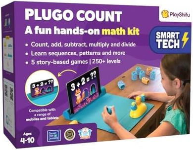 PlayShifu Plugo Count: Interactive Math Games for Kids (Ages 4-8)