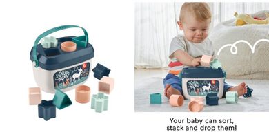 Fisher-Price Stacking Blocks: 10 Shape Sorter (6+ Months)
