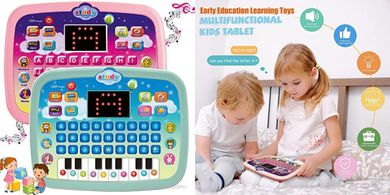 Kids Learning Tablet: Interactive LED Toy for Early Development (3+)