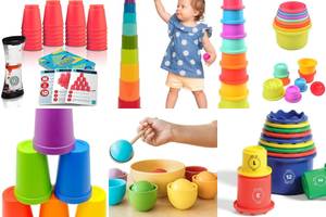 Stackable Activity Cups: 5 Fun Cups for Playtime