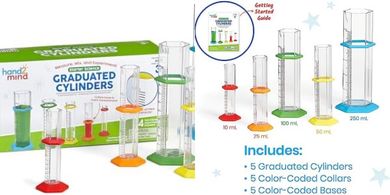 Hand2mind Starter Science Graduated Cylinders (Set of 5)