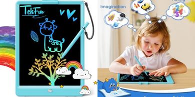 10-Inch LCD Writing Tablet for Kids (Blue)