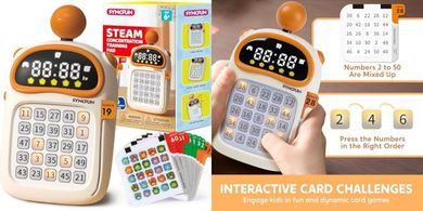 Handheld Schulte Table Game: Focus & Memory Trainer for Kids (Ages 6-12)