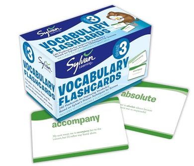 Sylvan 3rd Grade Vocabulary Flashcards: 240 cards for improved word skills.