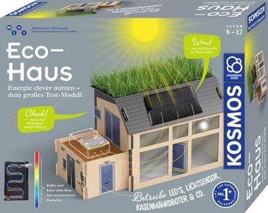 KOSMOS Eco-Haus: Solar Energy Experiment Kit for Kids (8+)
