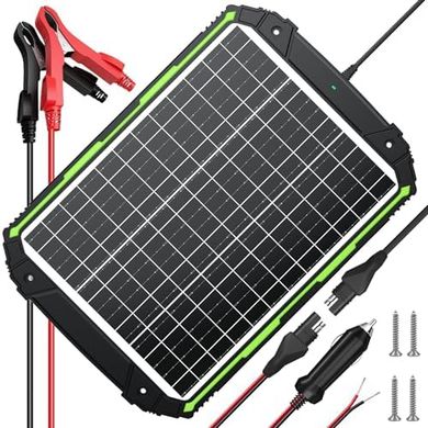 12V 25W Solar Battery Charger & Maintainer with MPPT