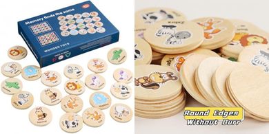 Animal Memory Matching Cards: Educational Fun for Toddlers (Ages 3-6)