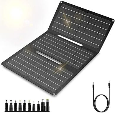 Portable 30W Foldable Solar Panel Charger Kit for Power Stations