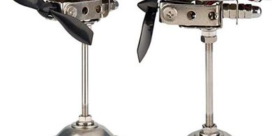 Solar-Powered Rotating Windmill Desk Ornament