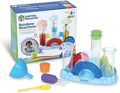 Rainbow Reactions Science Lab: STEM Experiments for Kids (Ages 4+)