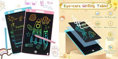 8.5-inch LCD Writing Tablets (2-pack, Blue & Pink)