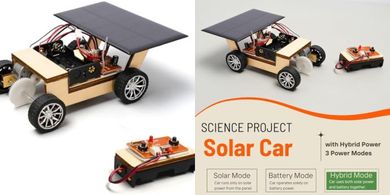 STEM Solar Car Kit: Build, Learn, Play (Ages 8-12)