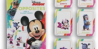 Mickey Clubhouse Opposites Flash Cards (Pre-K, 36 cards)